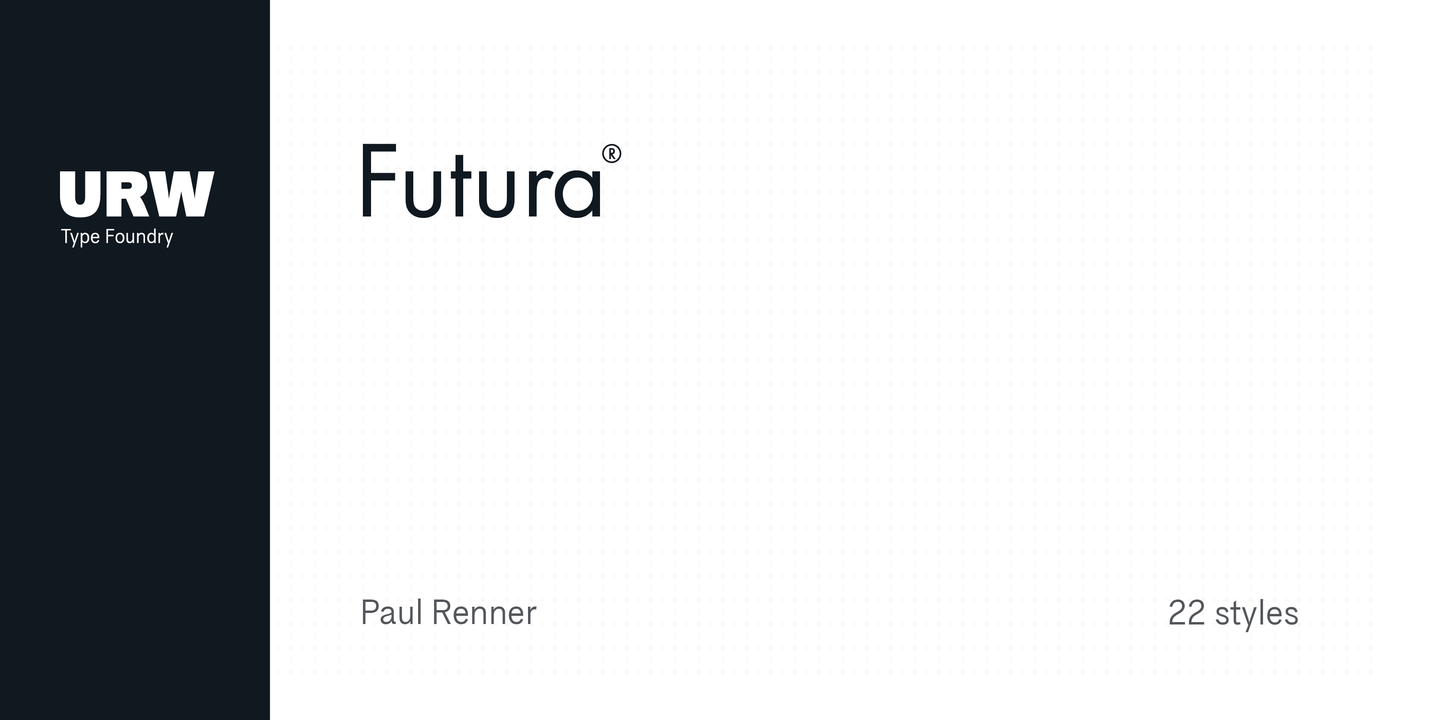 URW Futura Cond Book Font preview